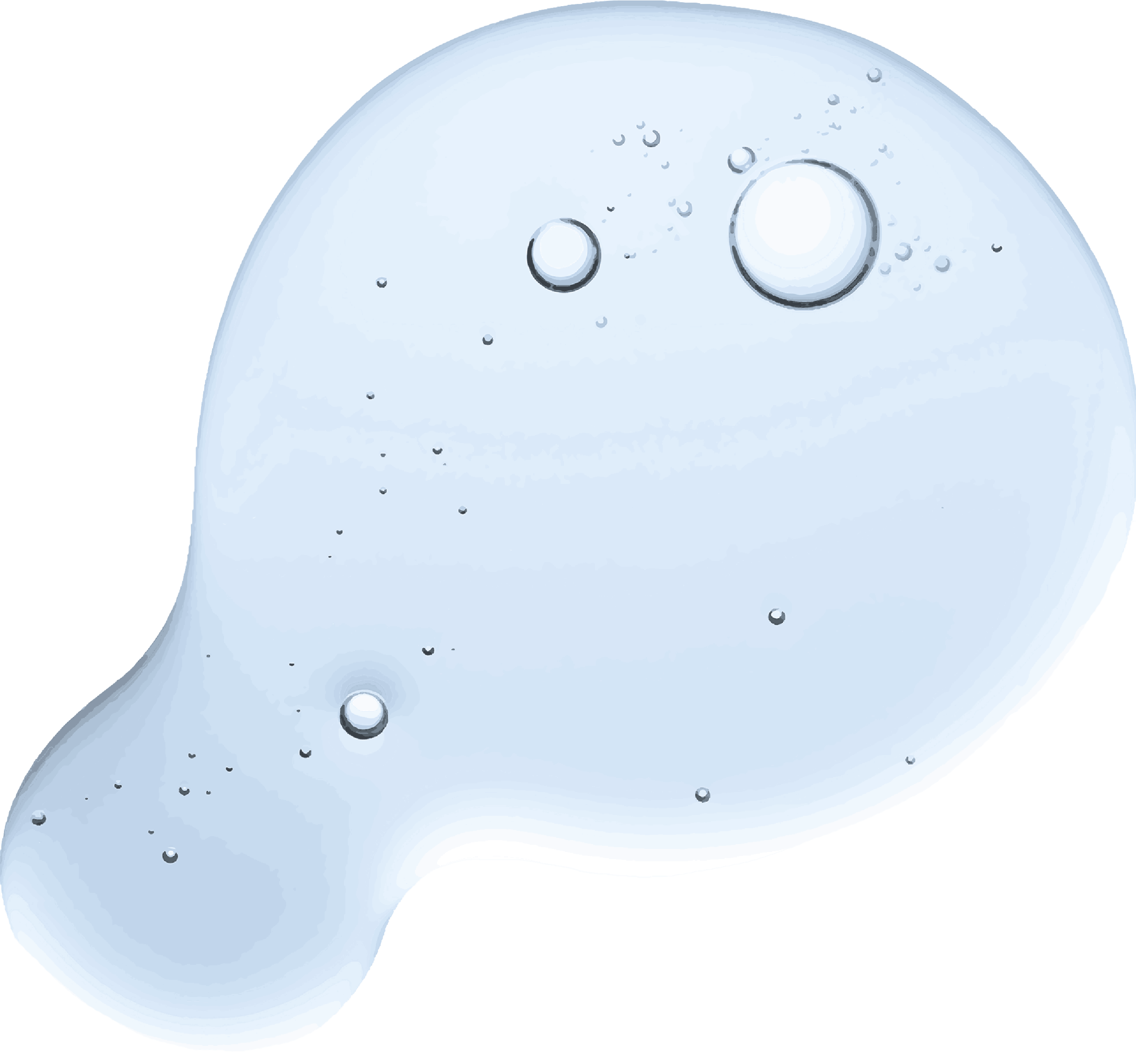 blue-clear Oil splat